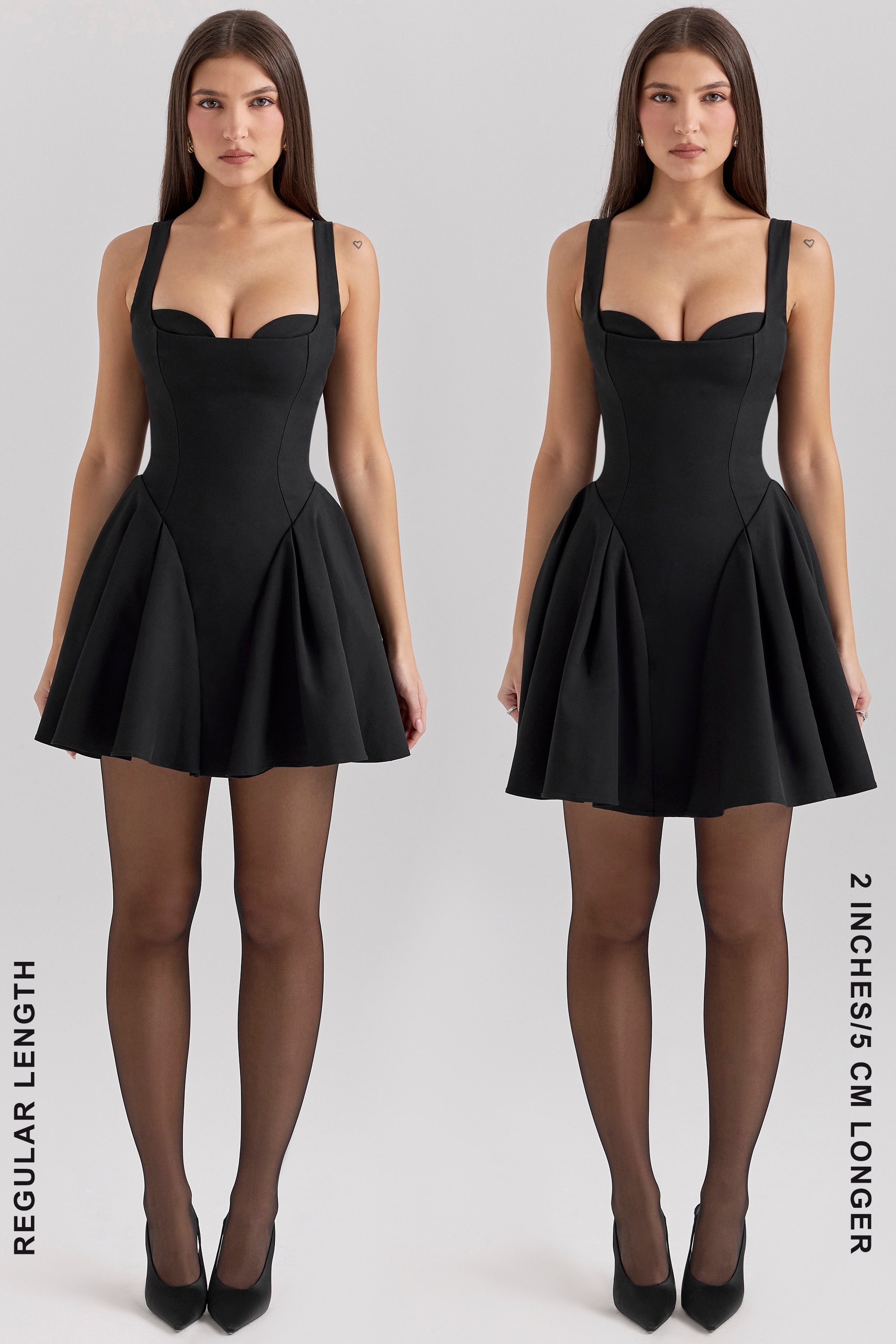 Bunny  Black Twill Mini Dress — image 9