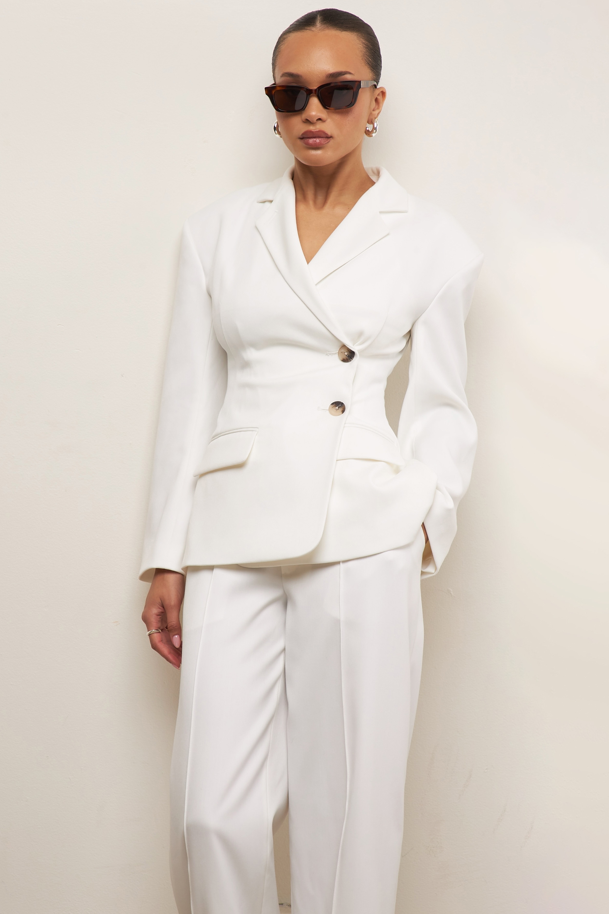 Hudson  White Hourglass Blazer — image 2