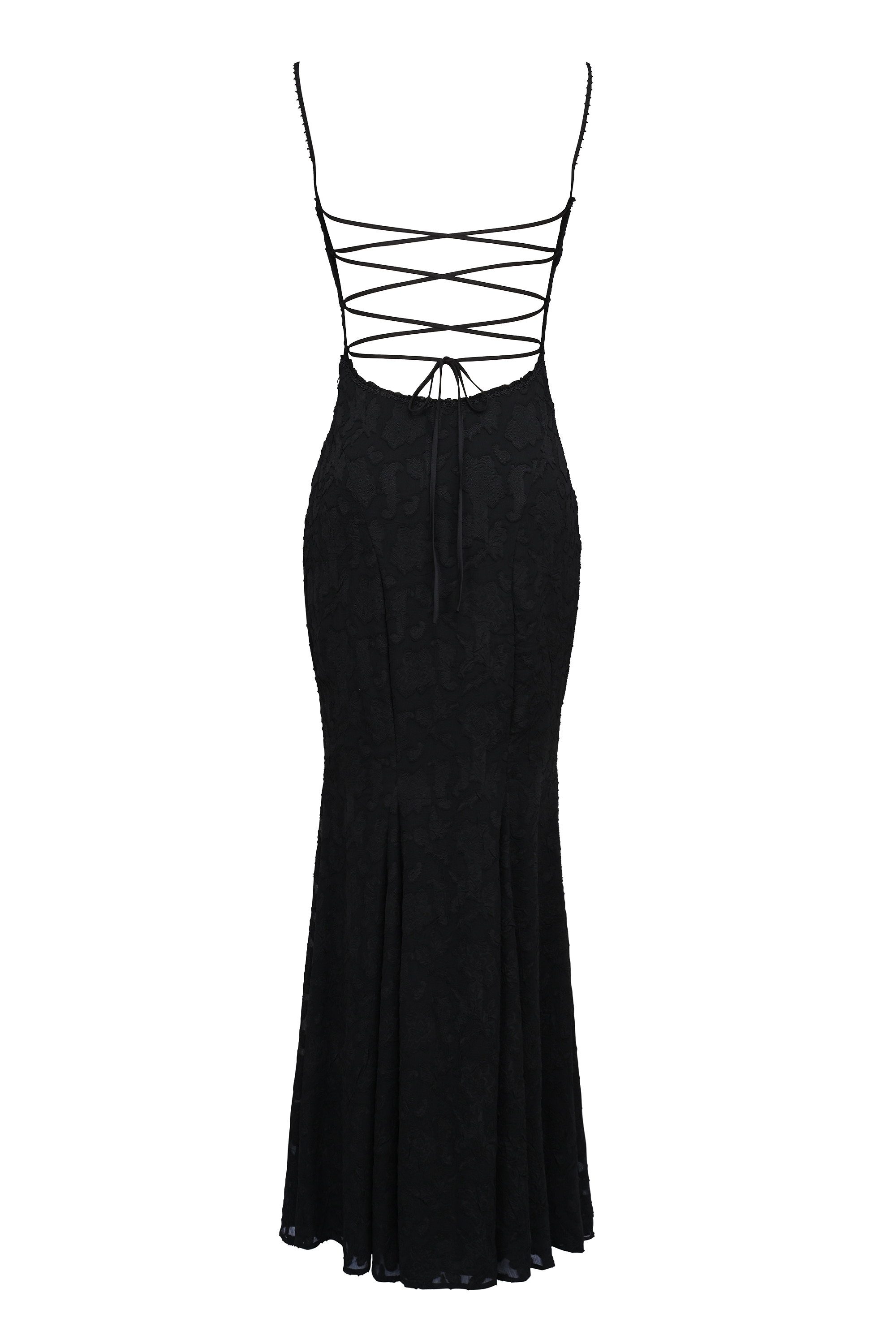 Joan  Black Lace Maxi Dress — image 10