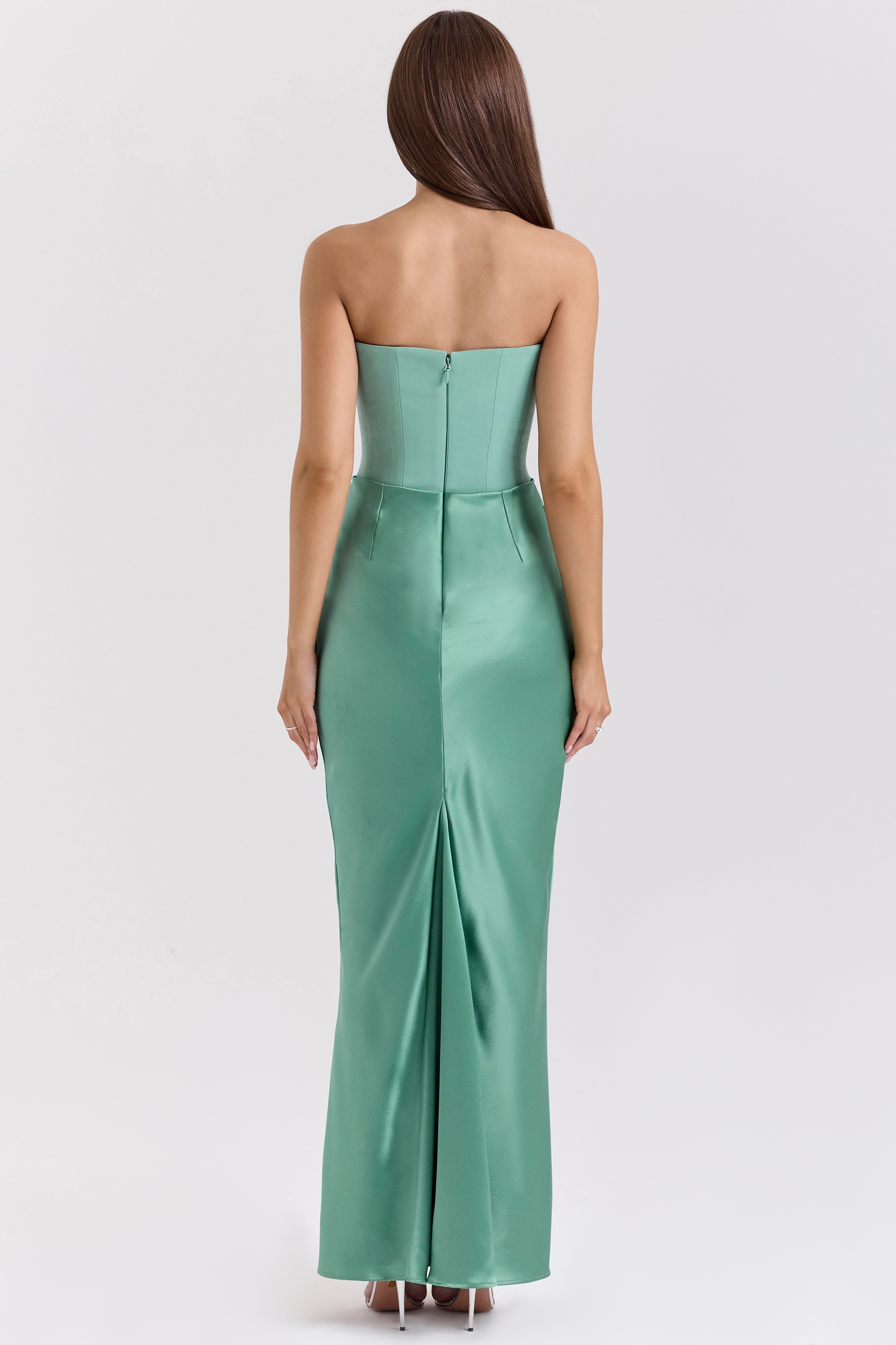 Persephone  Jade Strapless Corset Maxi Dress — image 8