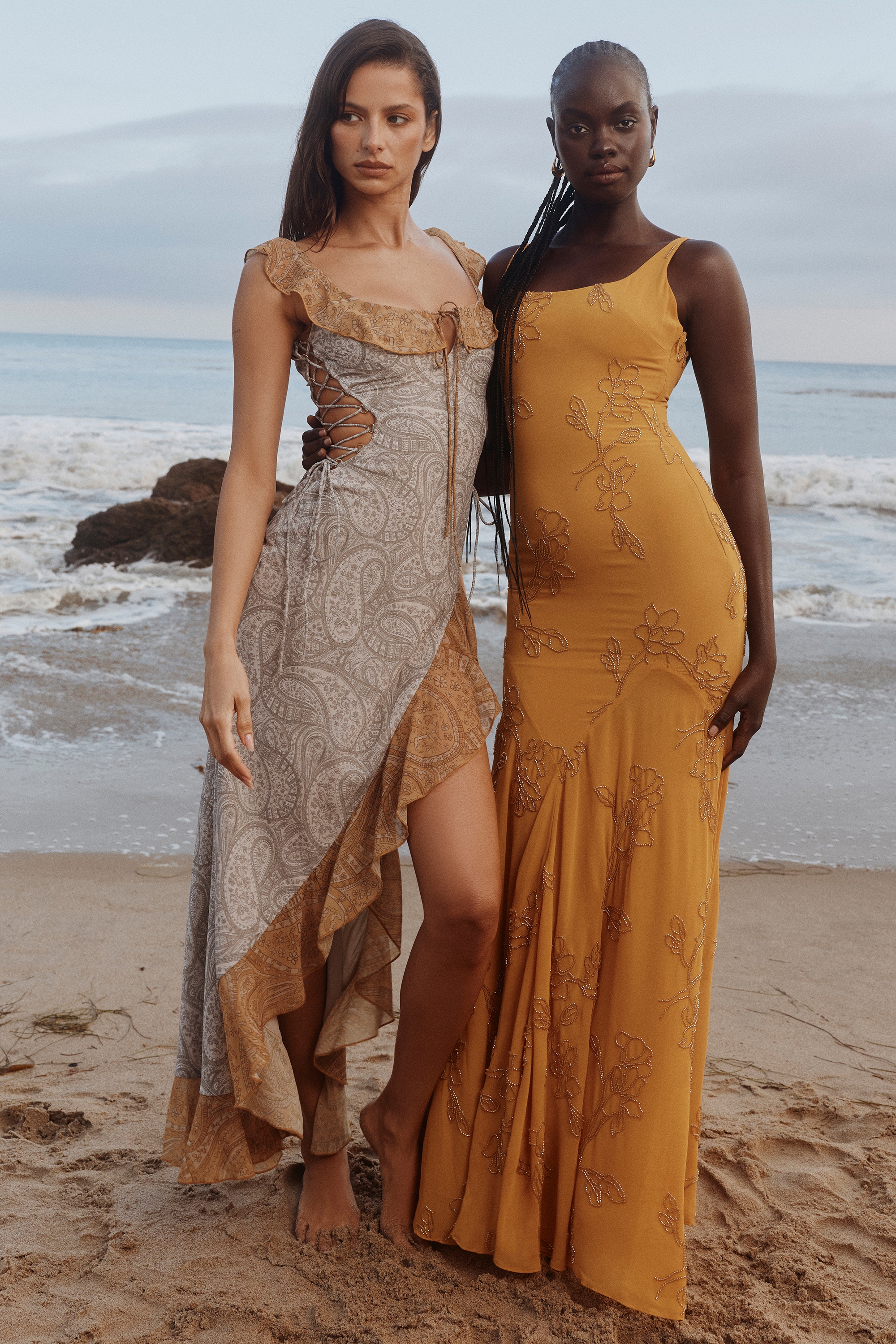 Rosalia  Gold Embellished Hand Beaded Maxi Dress — image 8