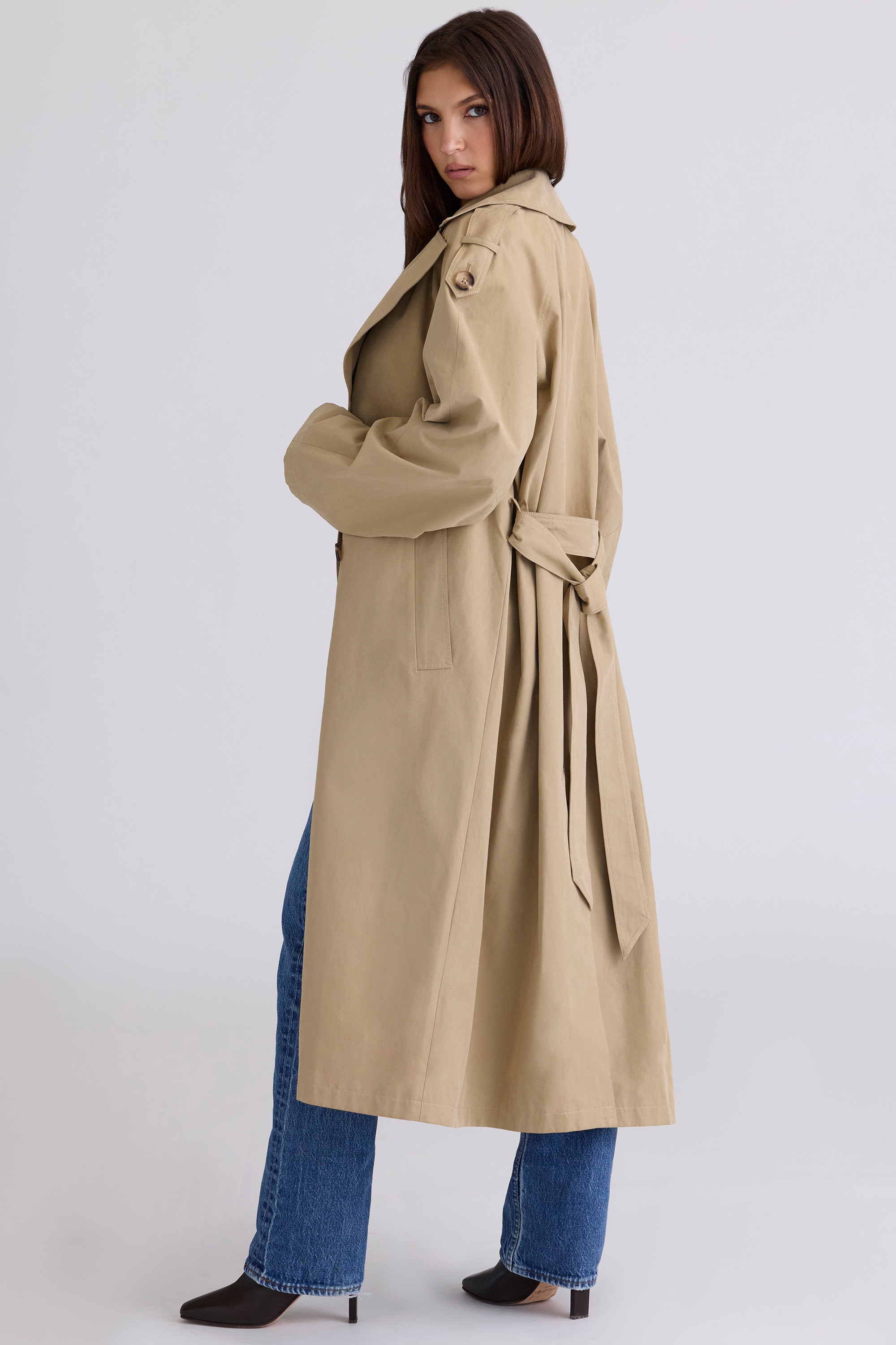Marais  Camel Belted Full Trench Coat — image 2
