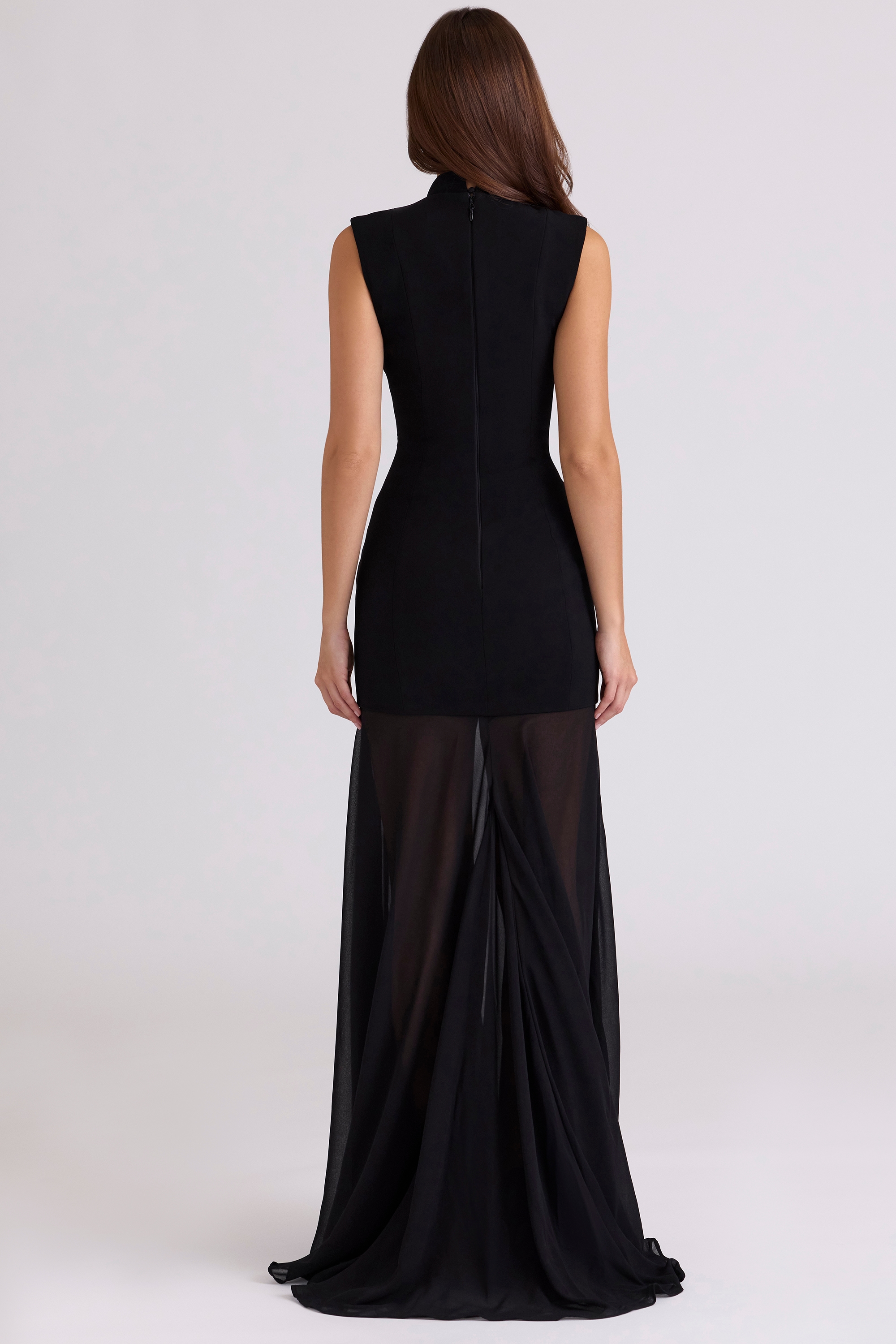 Raphaella  Black Keyhole Maxi Dress — image 8