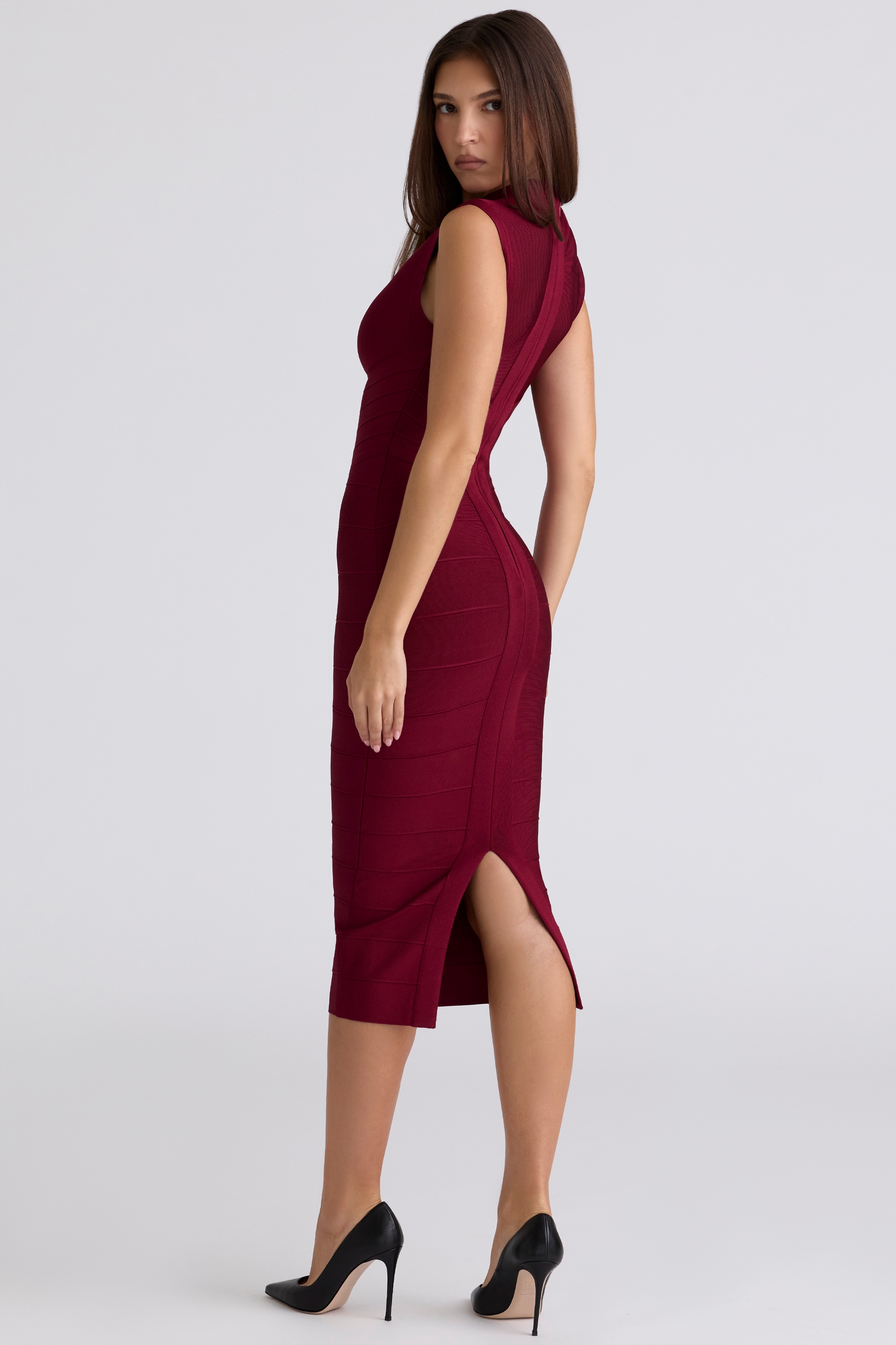 The Fatale  Ruby Bandage Midi Dress — image 7