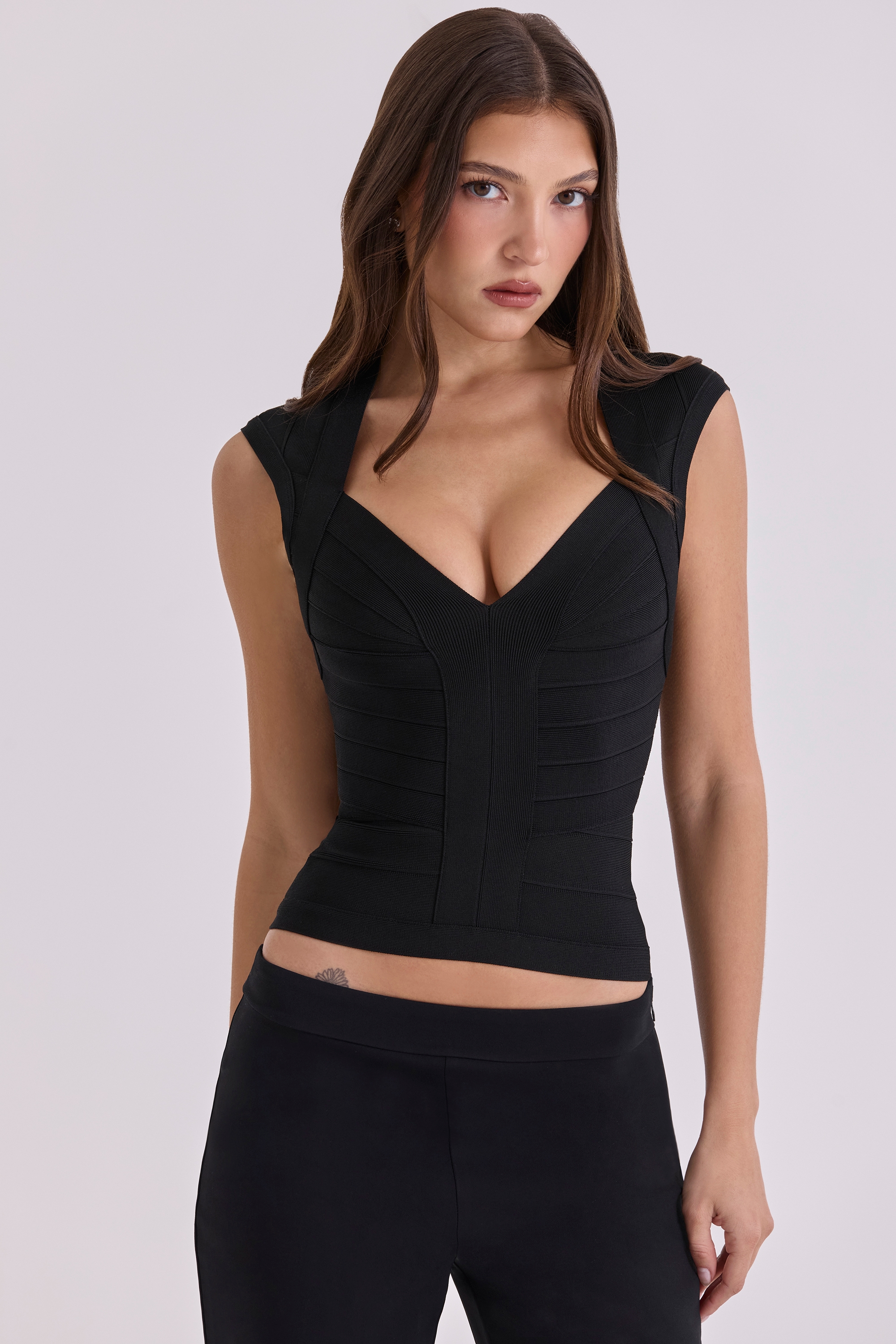 The Icon  Black Bandage Top — image 3