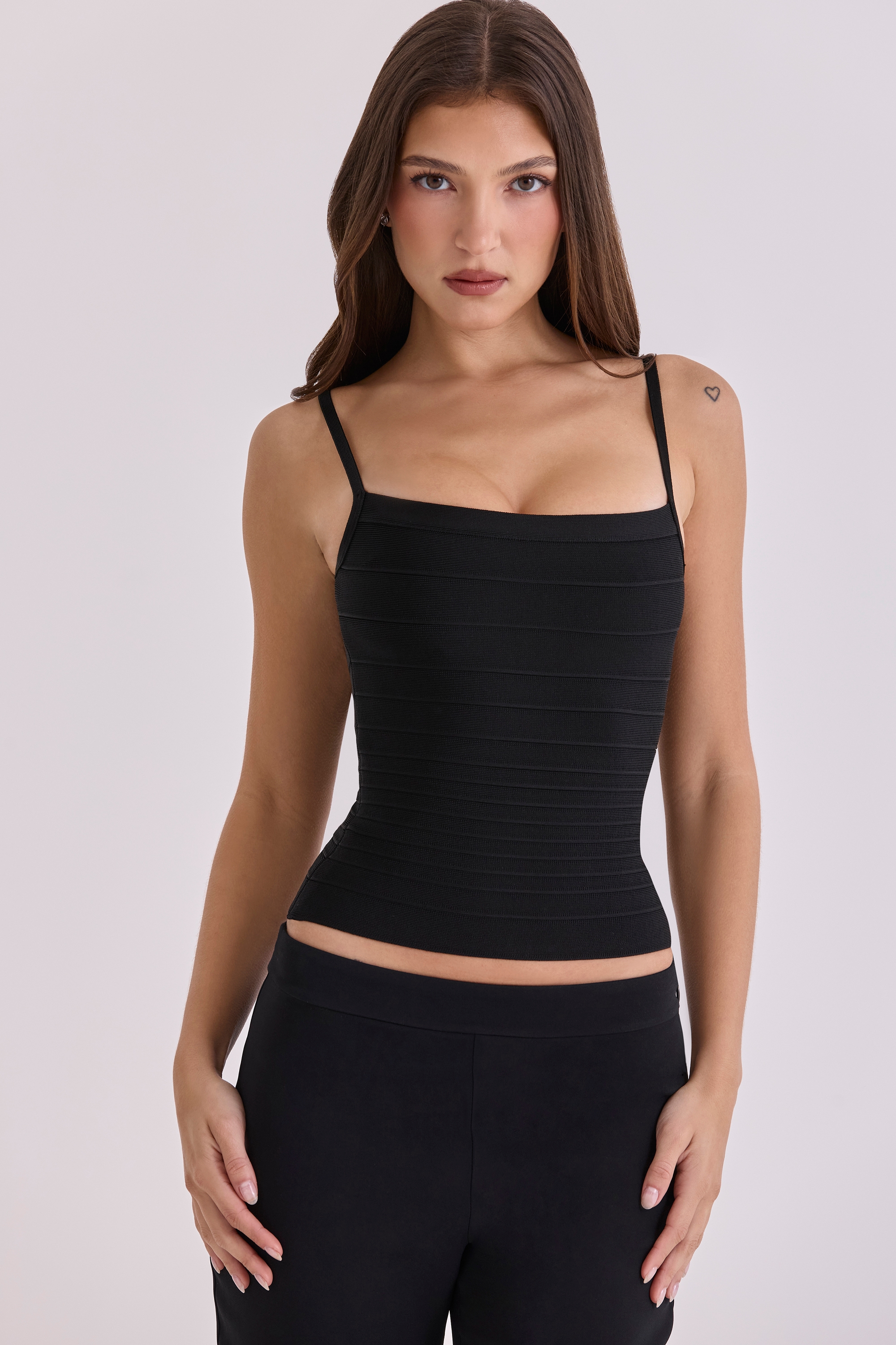 The Body  Black Bandage Top — image 4