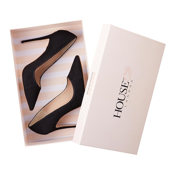 PARIS  4" Black Suede Pointy Toe Heels — image 4
