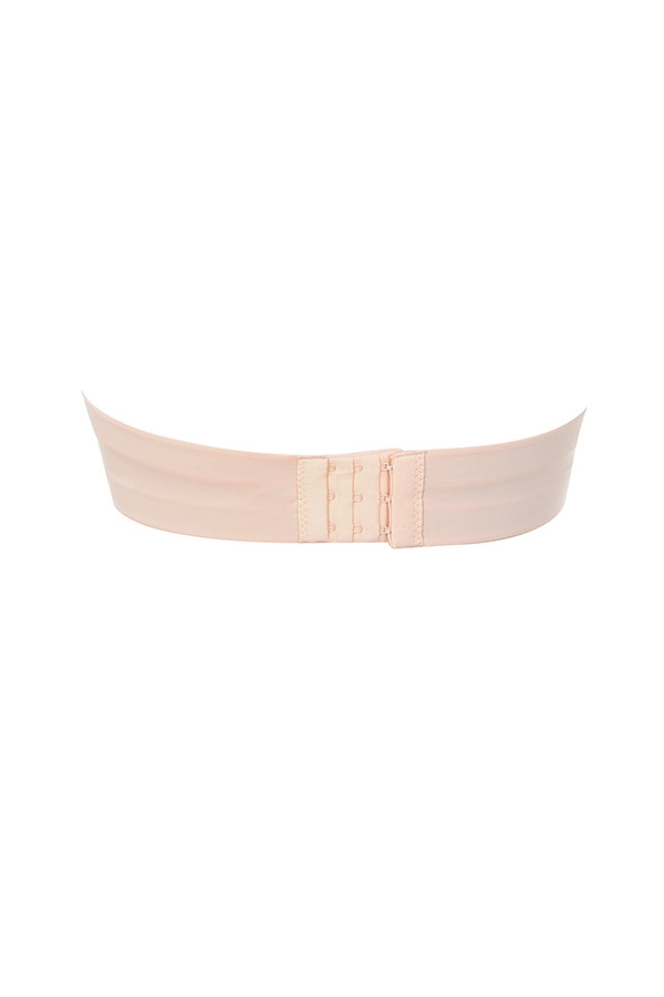 Smooth  Plain Molded Strapless Bra - Beige — image 12