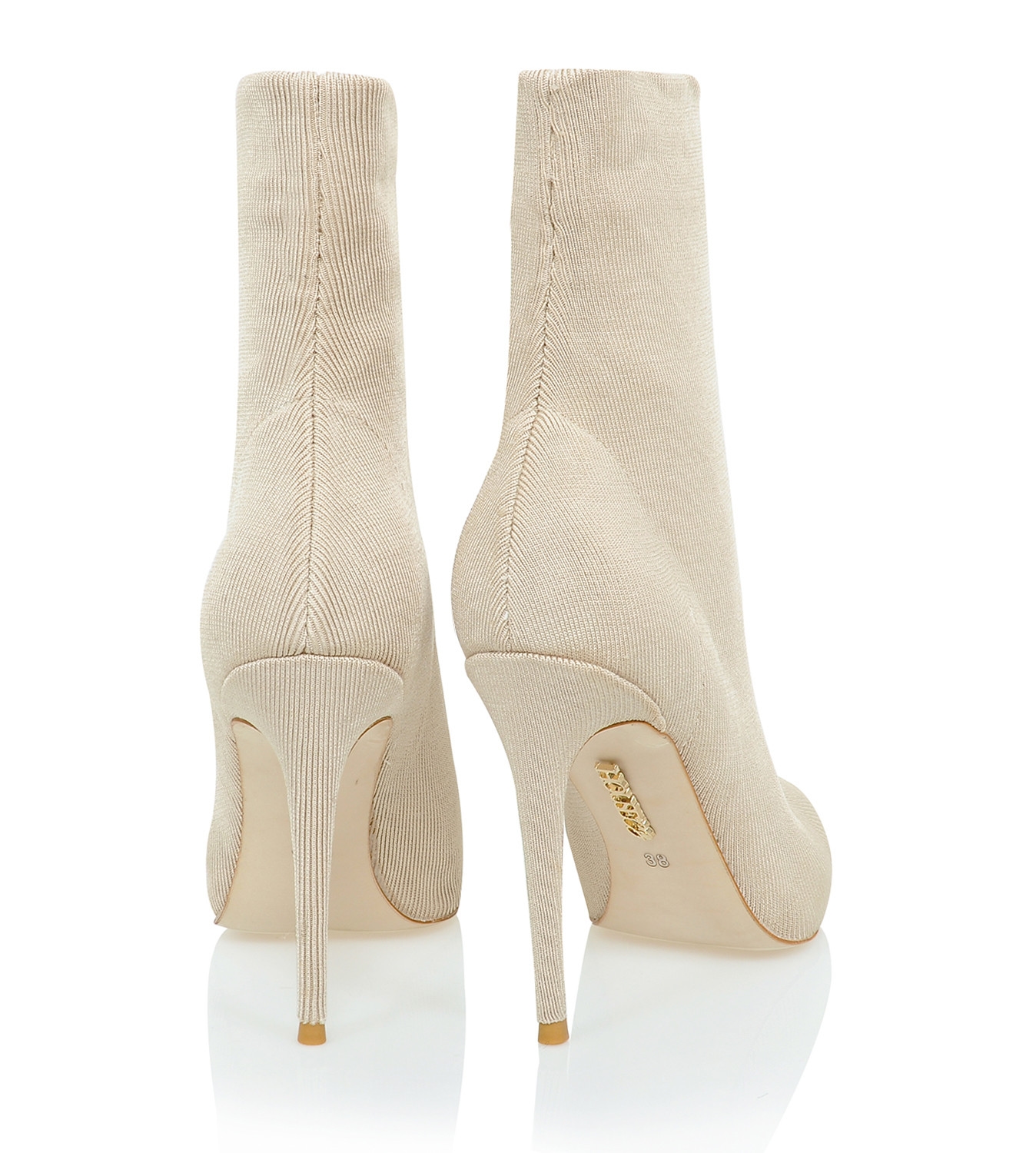 Sakura  Stone Bandage Rib Ankle Boots — image 8