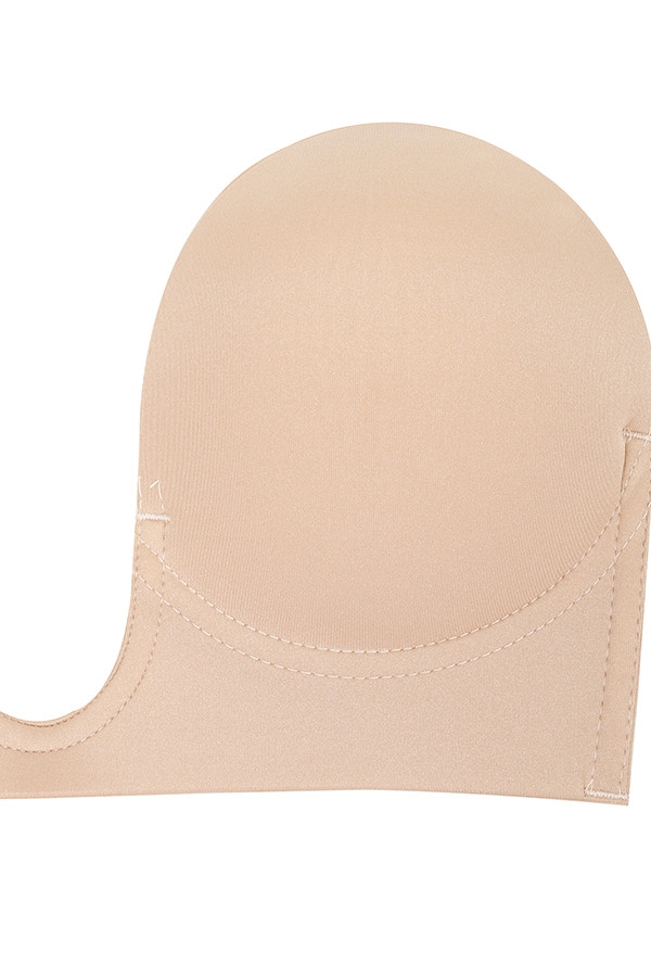 U Plunge Self Adhesive Bra - Beige — image 5