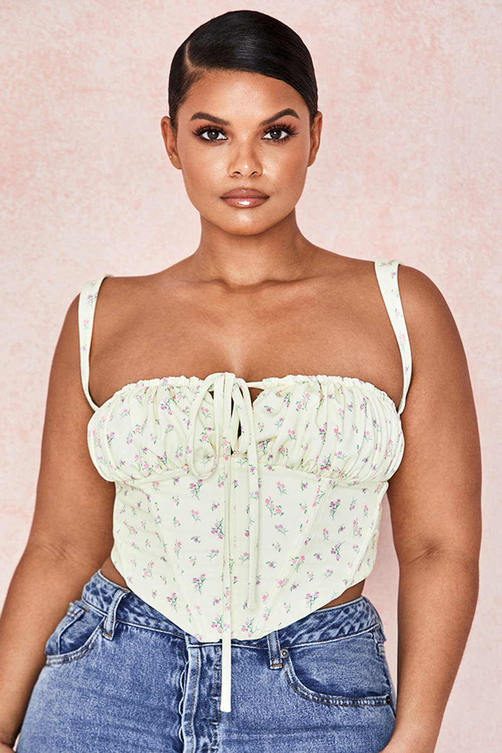 Gene  Lemon Floral Corset — image 3