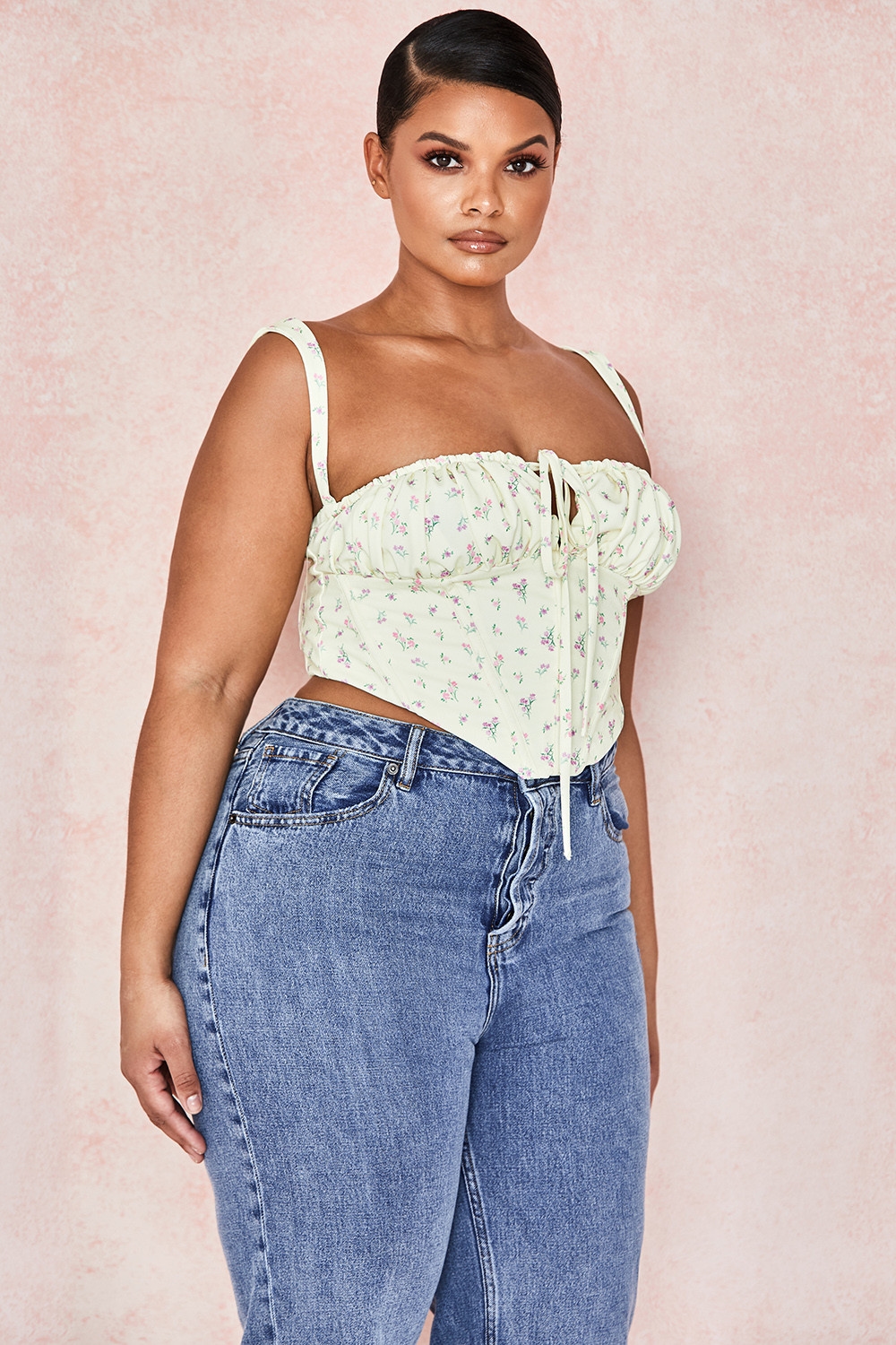 Gene  Lemon Floral Corset — image 8