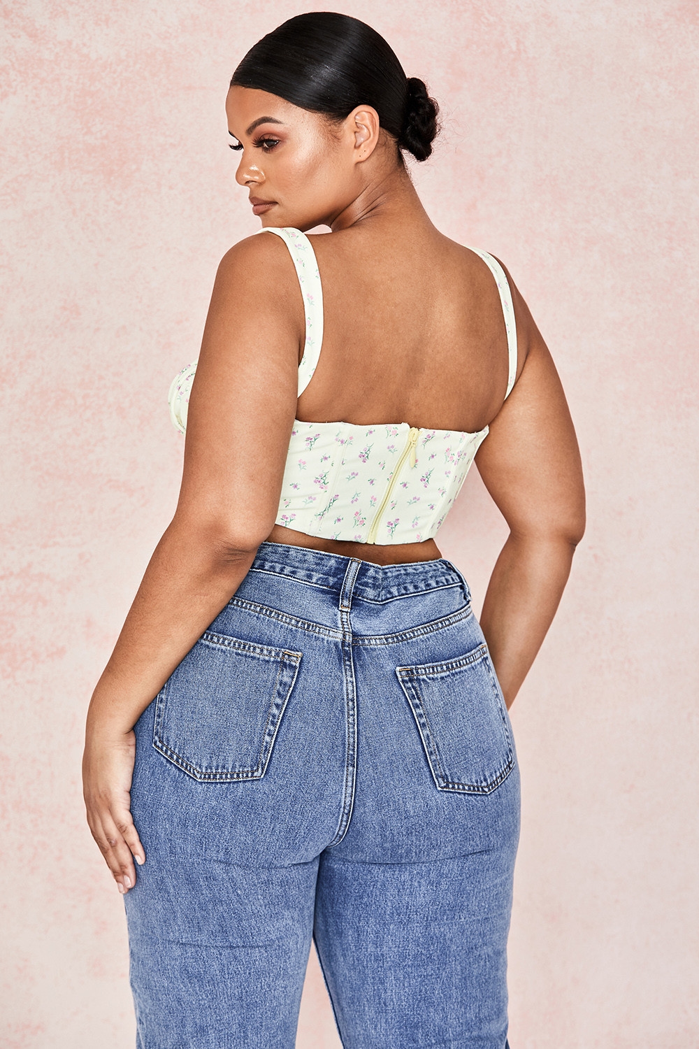 Gene  Lemon Floral Corset — image 9