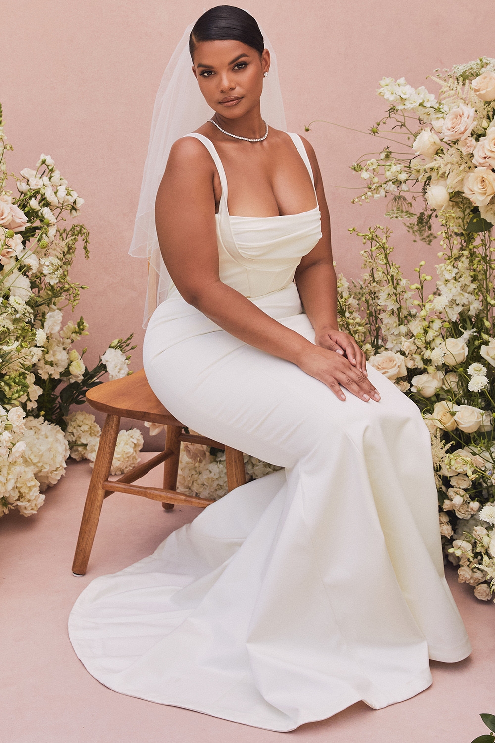 Francoise  Ivory Balconette Corset Bridal Gown - Limited Edition — image 9