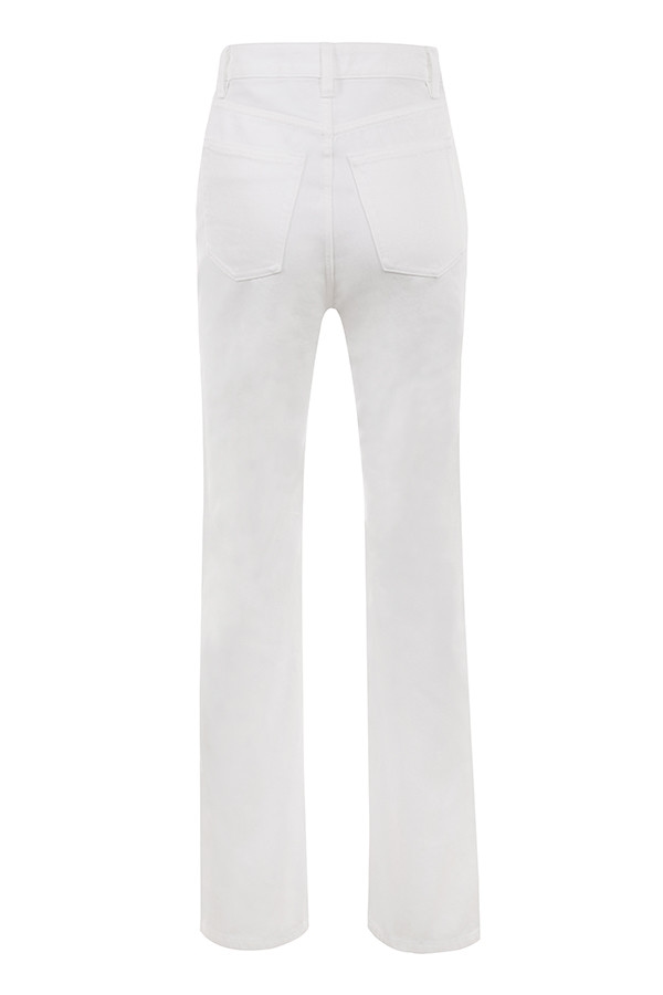 Yara  White Vintage Fit High Waist Jeans — image 13