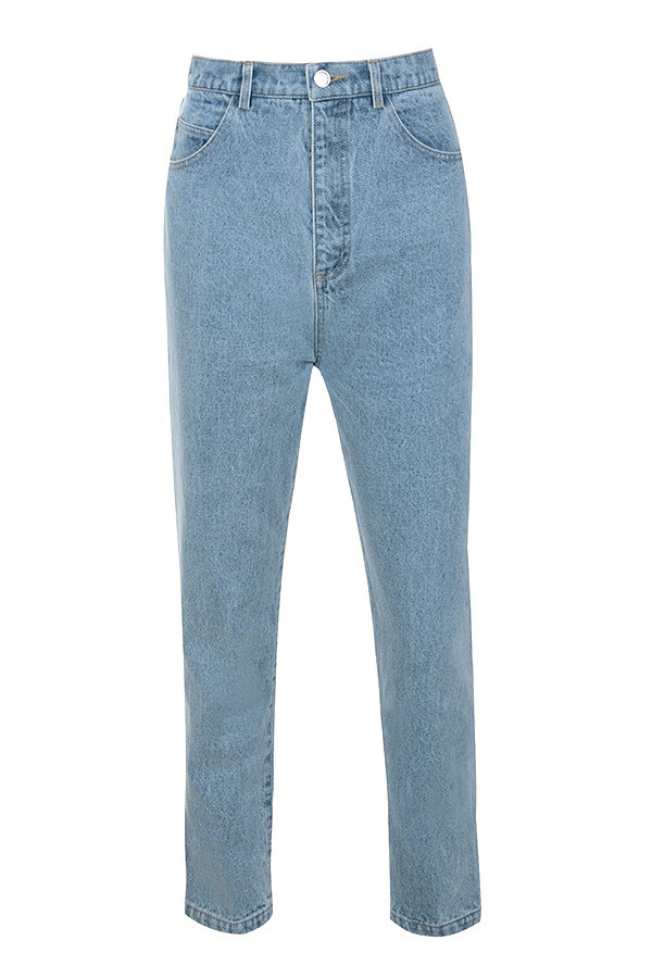 Perception Mistress Rocks  Stonewash Blue Oversized Tapered Jeans - SALE — image 8