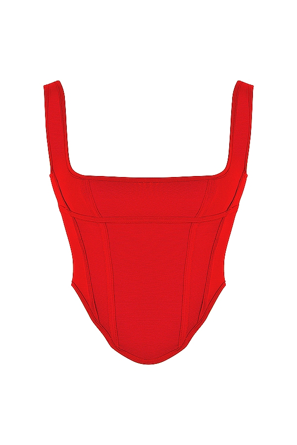 Edetta  Scarlet Mesh Corset — image 10