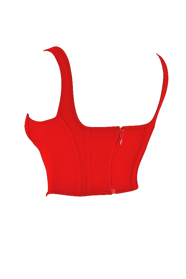Edetta  Scarlet Mesh Corset — image 11