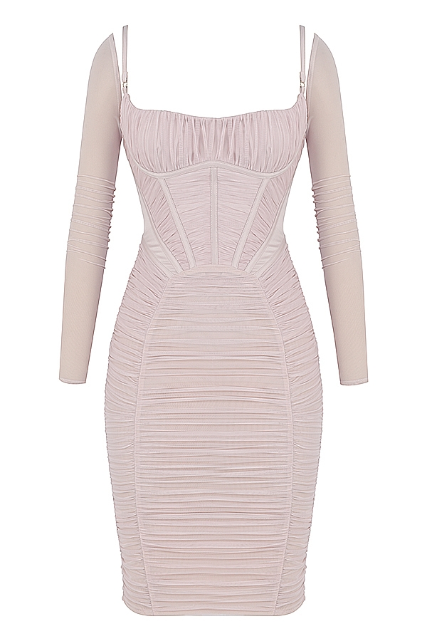 Freyja  Crystal Gathered Corset Dress — image 14