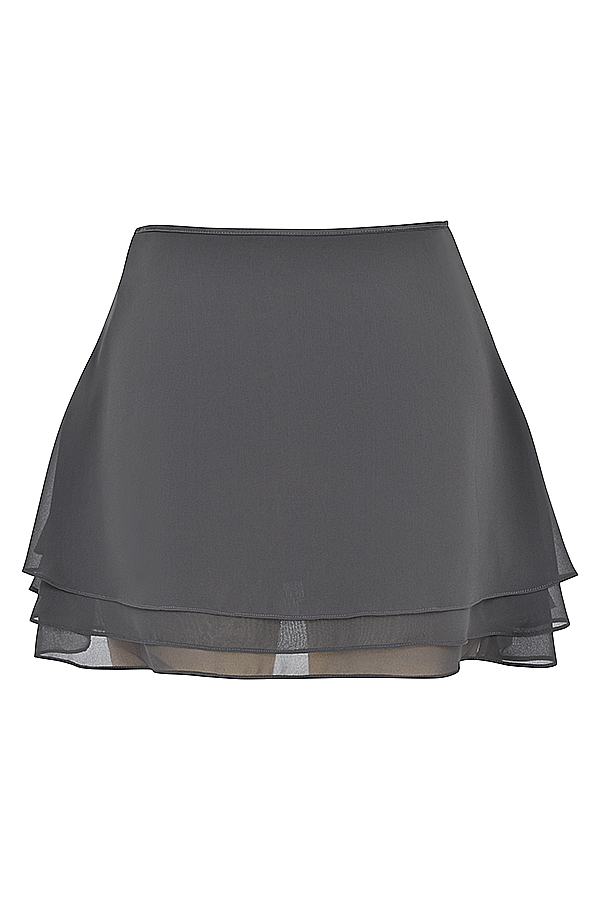 Clarice  Shadow Floaty Layered Mini Skirt — image 16