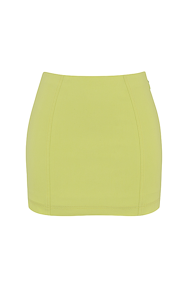 Nisha  Neon Sculpting Mini Skirt — image 12