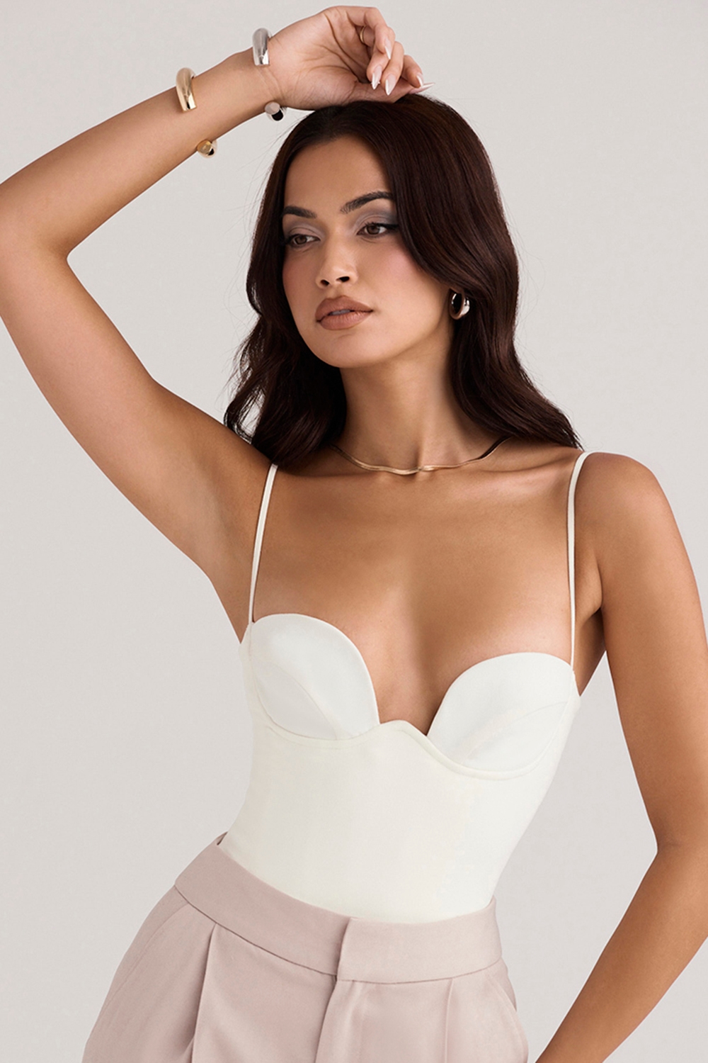 Avery  Ivory Underwired Bodysuit — image 1
