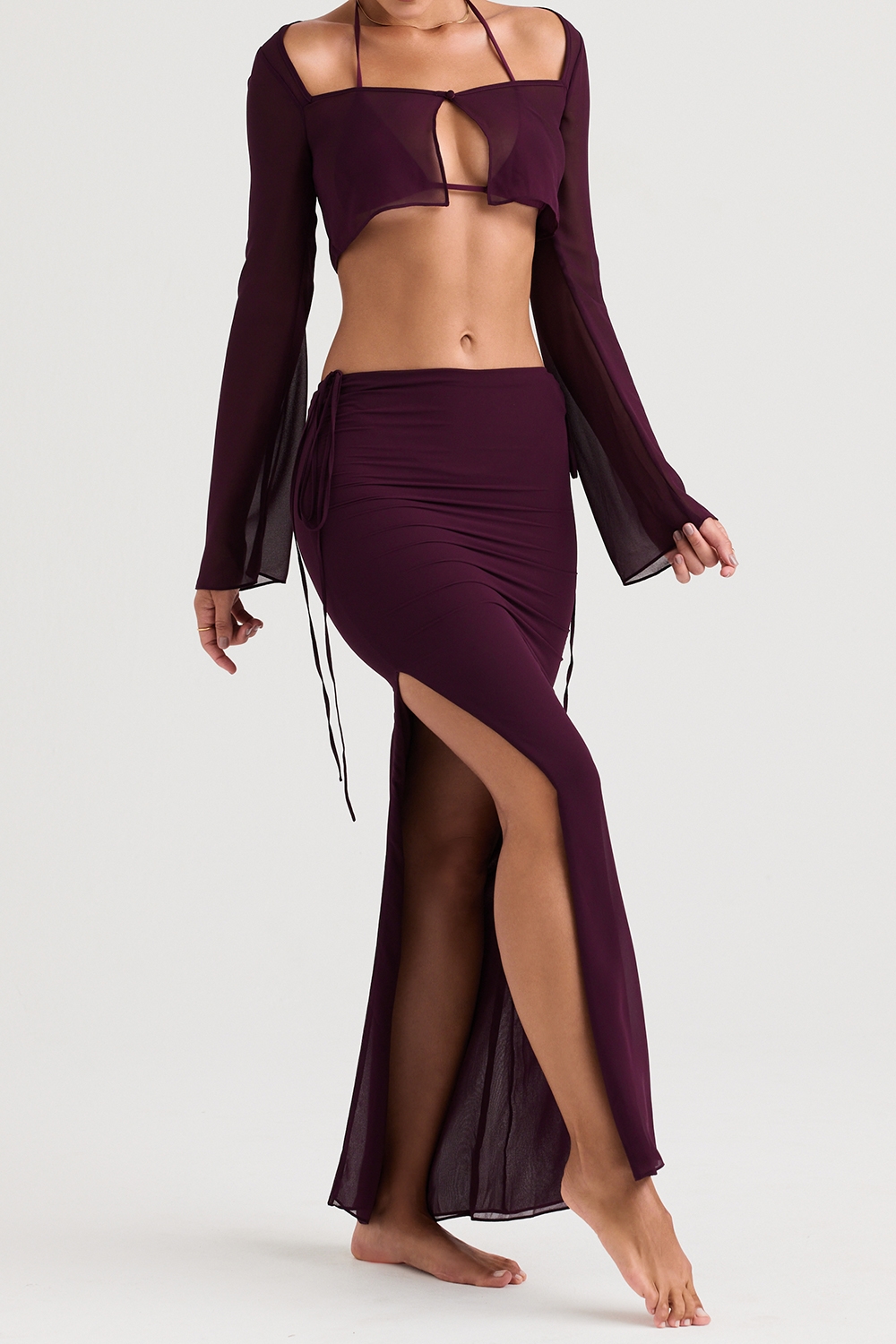Marseille  Prune Cover Up Top — image 6