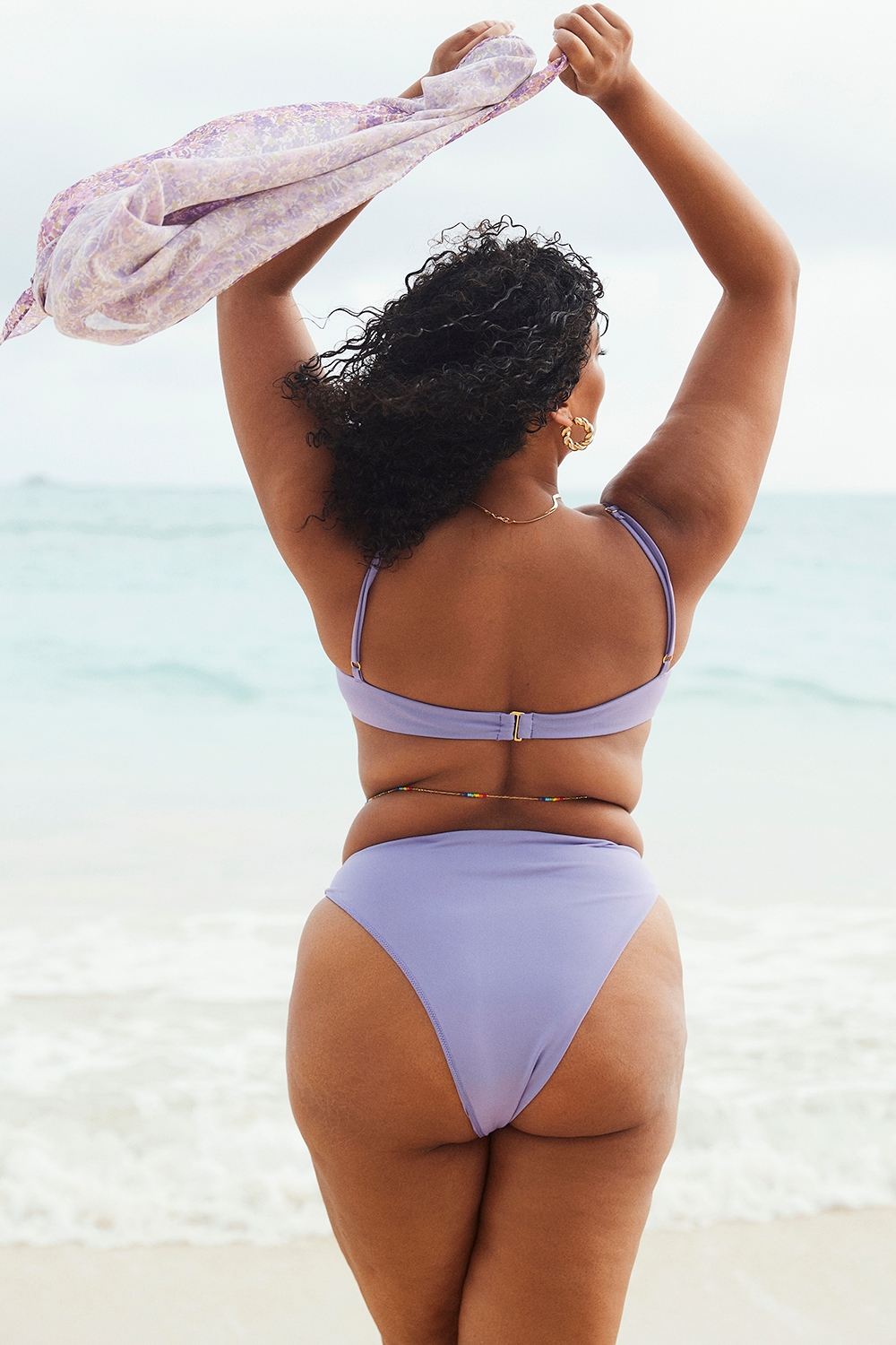 Mykonos  Violet High Waist Bikini Bottom — image 2