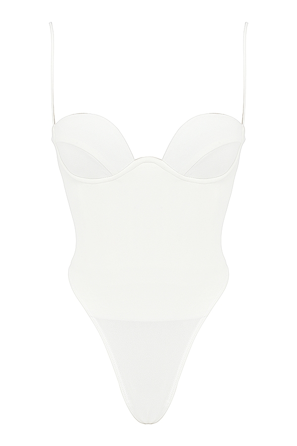 Avery  Ivory Underwired Bodysuit — image 9