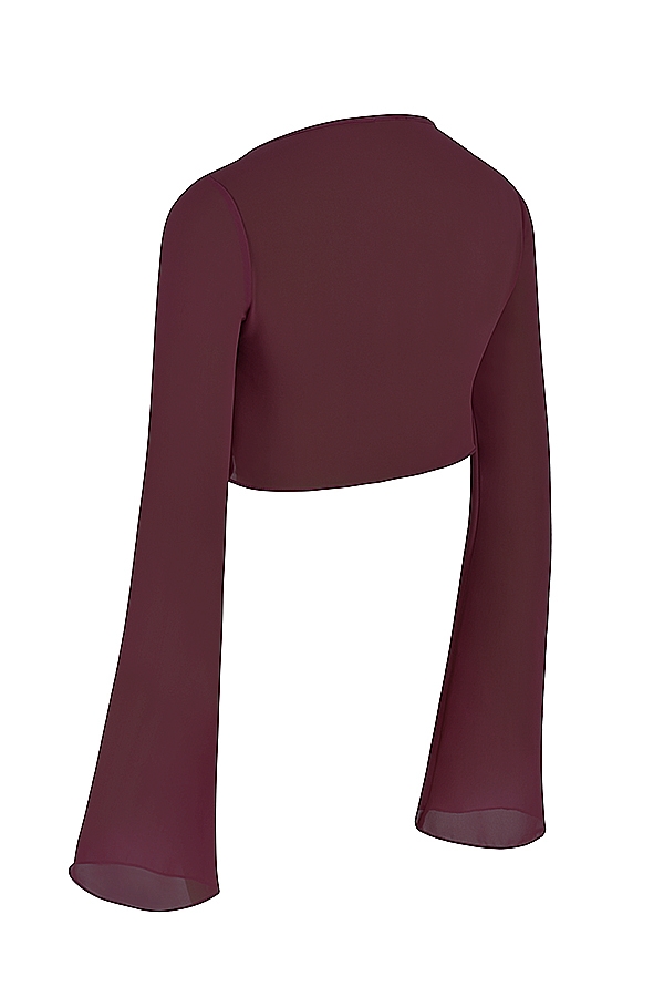 Marseille  Prune Cover Up Top — image 9