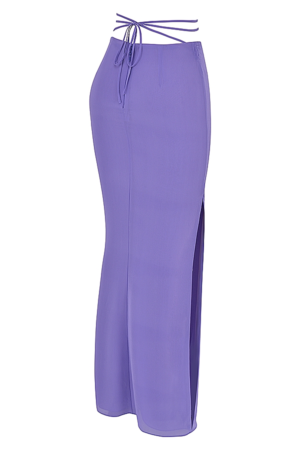 Amalfi  Violet Cutout Maxi Skirt — image 11