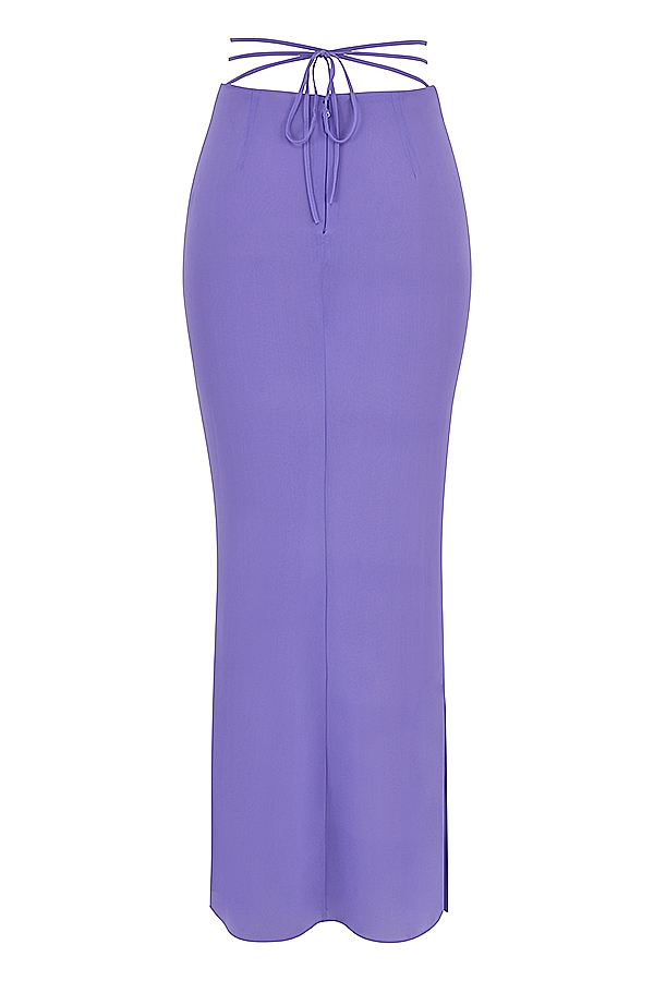 Amalfi  Violet Cutout Maxi Skirt — image 12