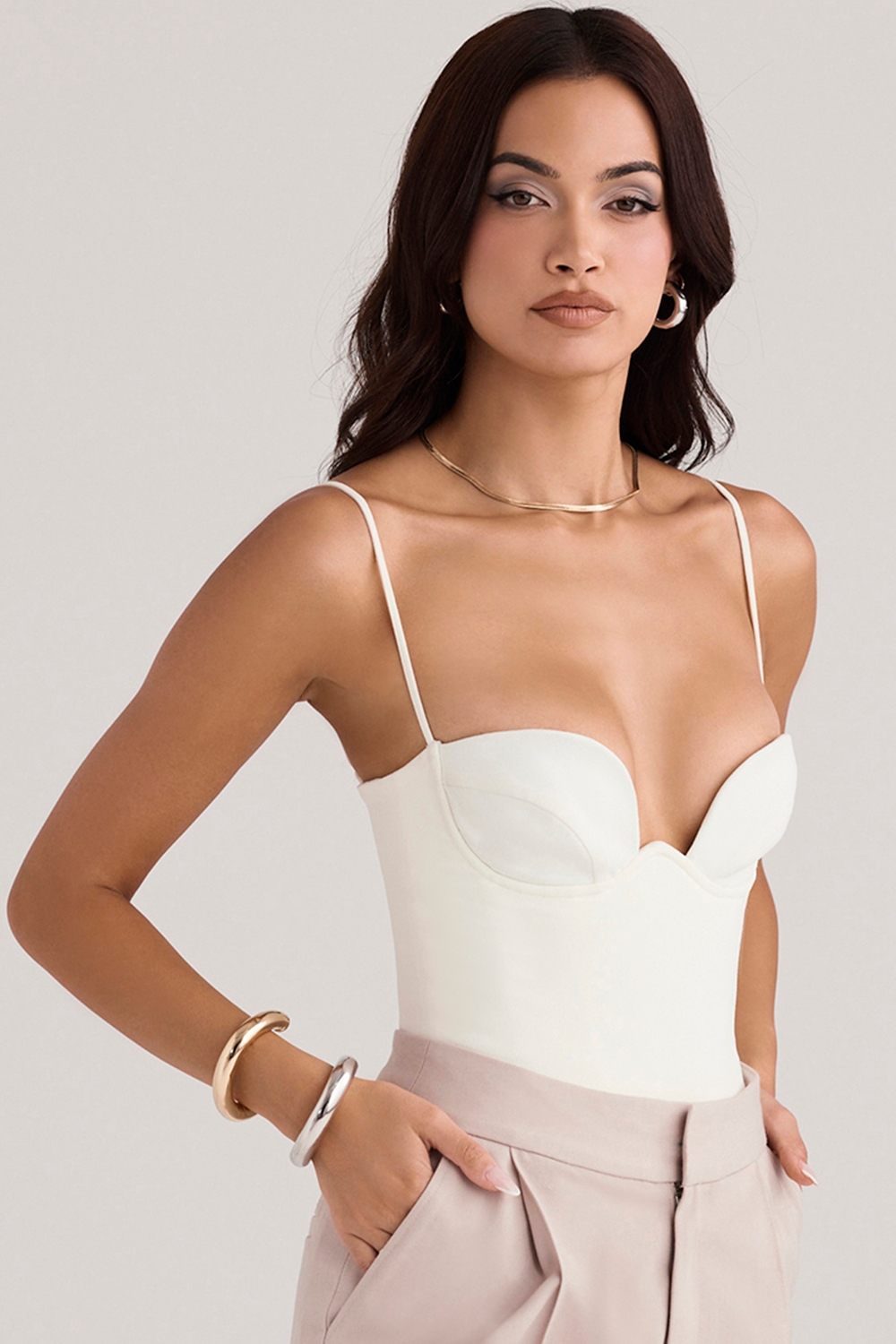 Avery  Ivory Underwired Bodysuit — image 5