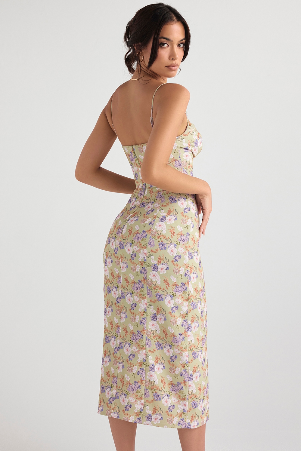 Charlotte  Peony Print  Midi Sundress — image 11