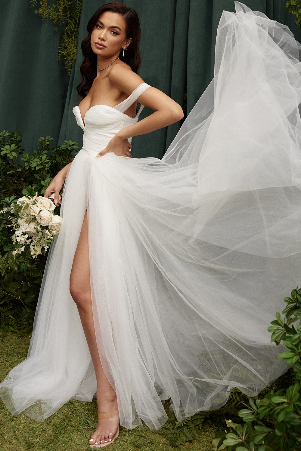Fairytale  White Tulle Bridal Gown — image 13