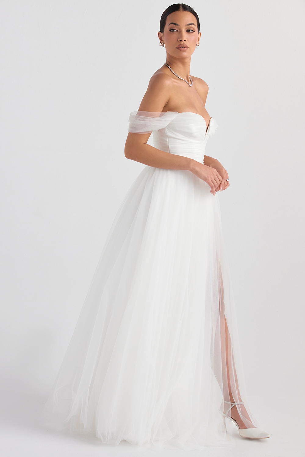 Fairytale  White Tulle Bridal Gown — image 8