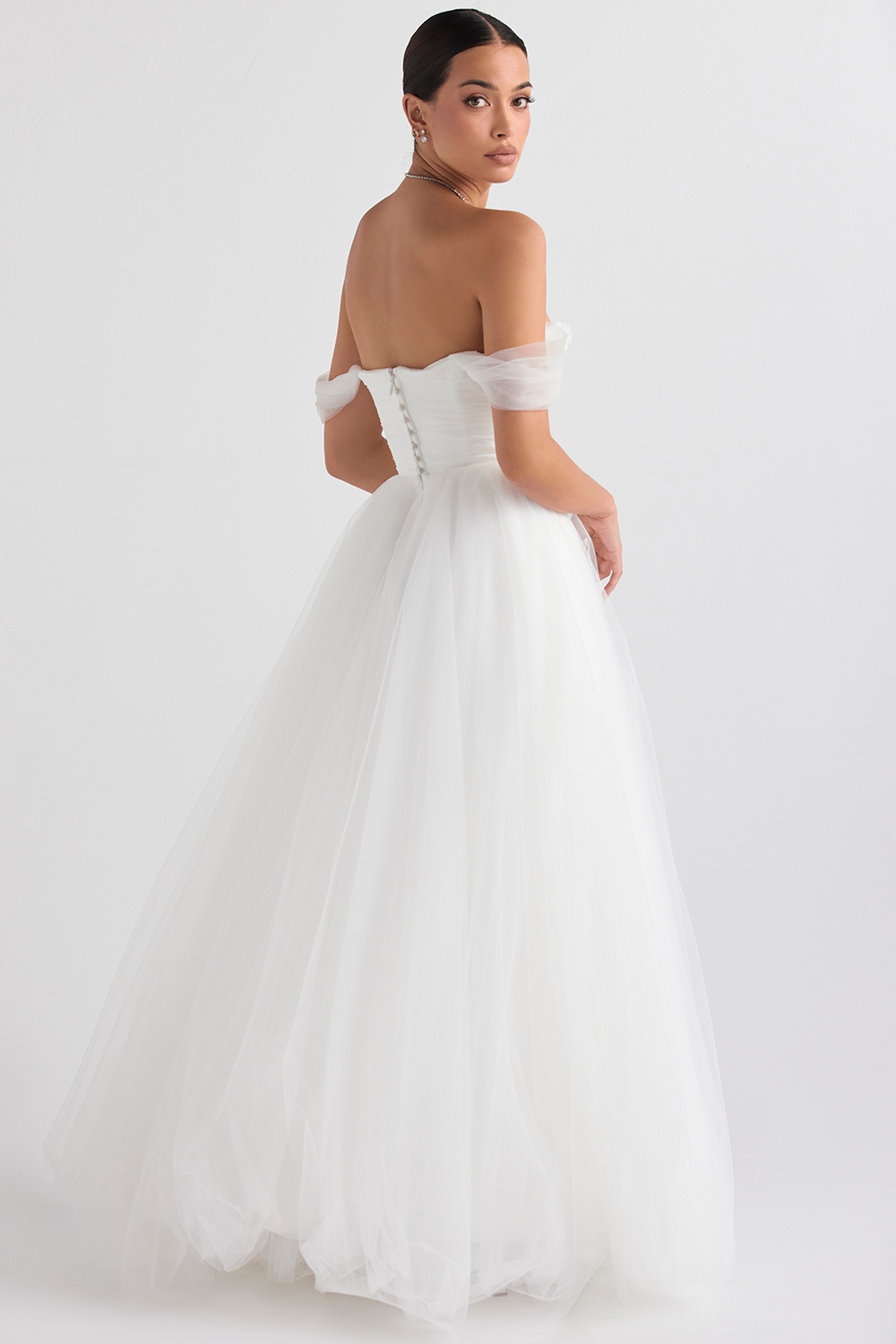 Fairytale  White Tulle Bridal Gown — image 9