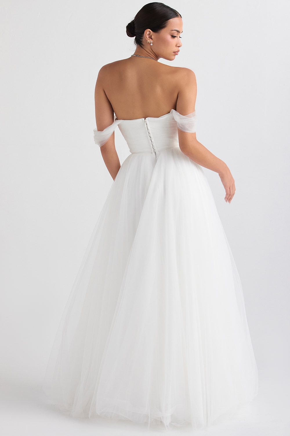 Fairytale  White Tulle Bridal Gown — image 10