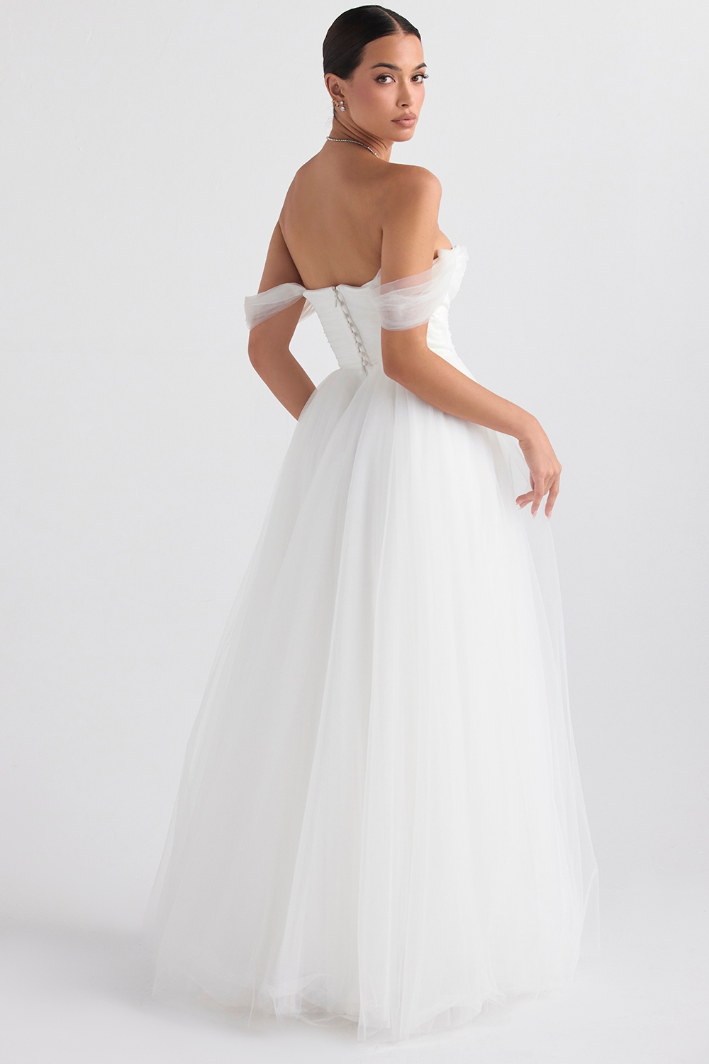 Fairytale  White Tulle Bridal Gown — image 11