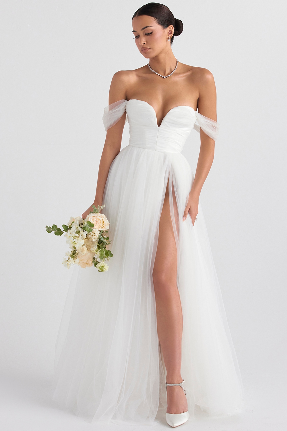Fairytale  White Tulle Bridal Gown — image 4