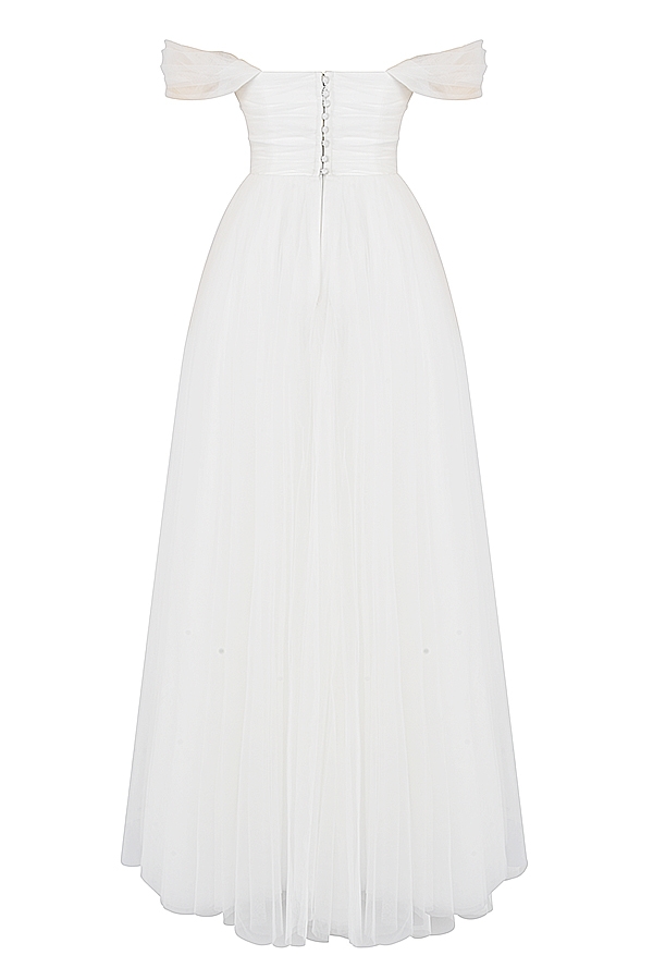 Fairytale  White Tulle Bridal Gown — image 19