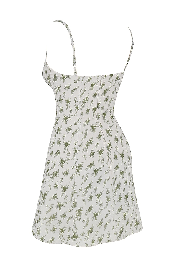 Christiana  Garden Print Mini Dress — image 14