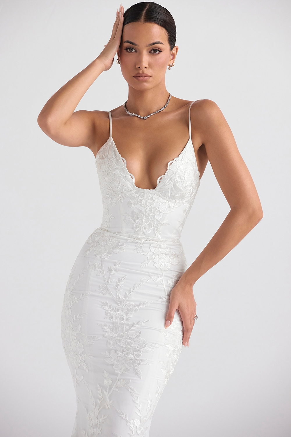 Solene  White Lace Bridal Gown — image 6