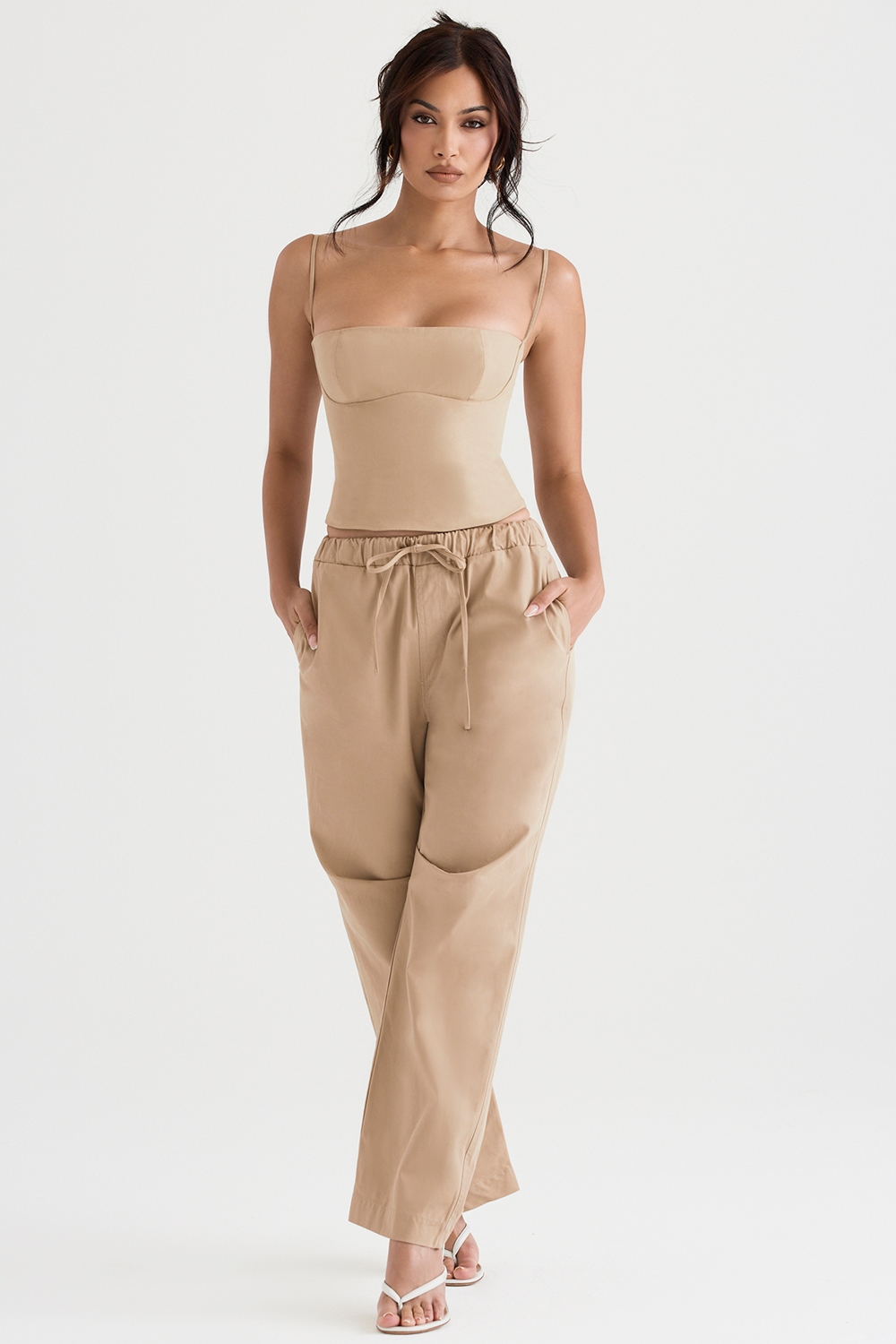 Audette  Camel Structured Corset — image 3