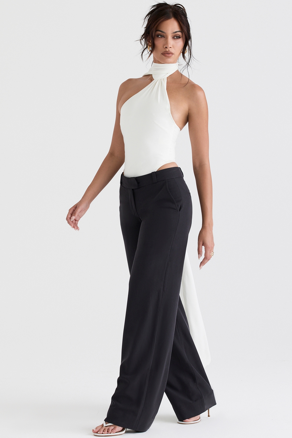 Cameron  Grey Loose Fit Trousers — image 6