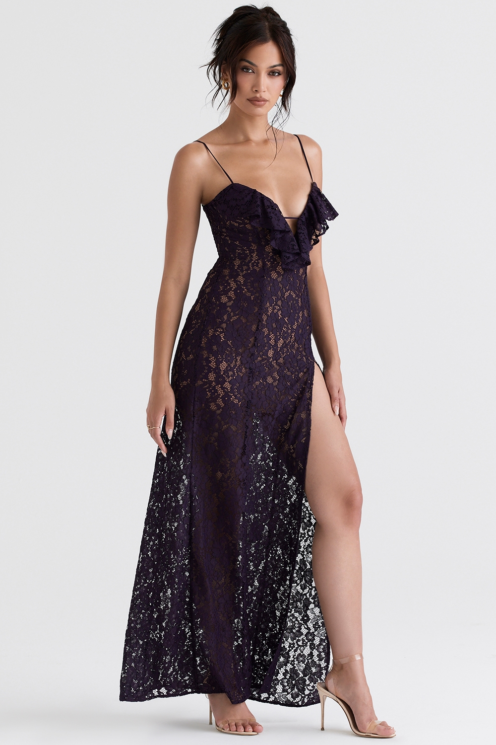 Malia  Night Shade Lace Maxi Dress — image 8