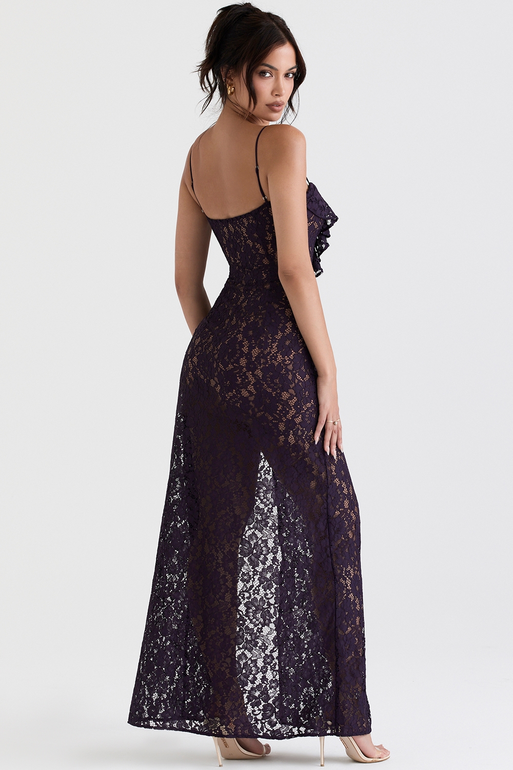 Malia  Night Shade Lace Maxi Dress — image 9