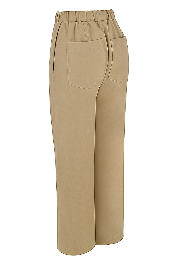 Luna  Camel Cargo Trousers — image 10