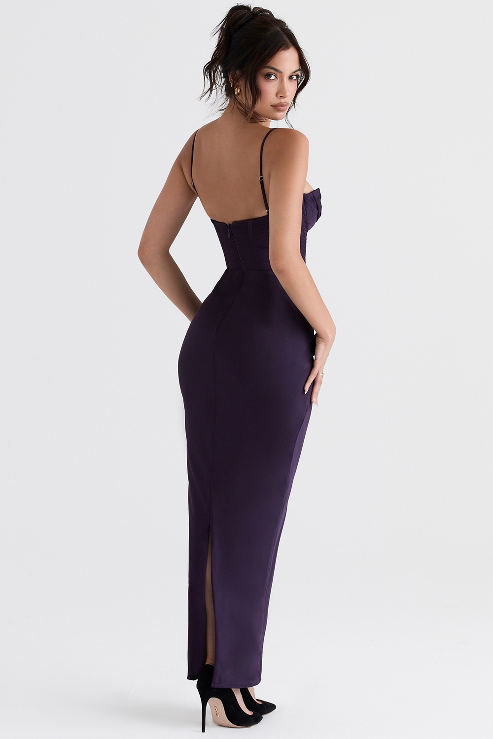 Charmaine  Night Shade Corset Maxi Dress — image 9