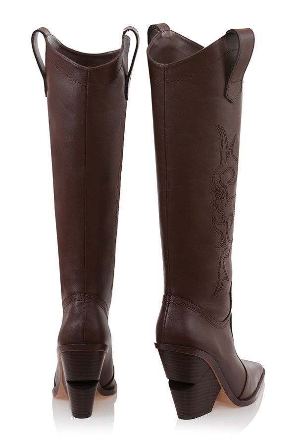 Mistress Rocks Cocoa Cowboy Boots - SALE — image 8